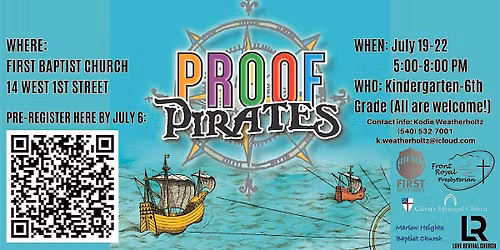 Vacation Bible School: Proof Pirates