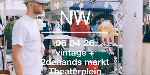 Vintage + tweedehands markt Theaterplein
