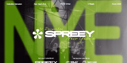 SPREEY NYE '25 at Cotonni\u00e8re Galveston, Ghent \u2731 2 Rooms