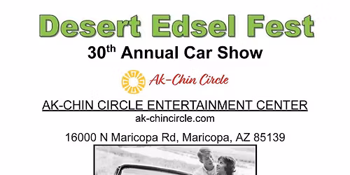 30th Annual Desert Edsel Fest Car Show