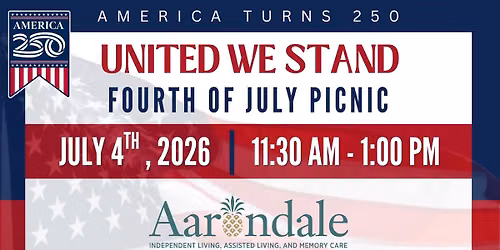 America Turns 250: United We Stand - July 4th Picnic Celebration