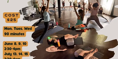 \ud83c\udf3f\u2728 Youth Yoga Camp: Explore, Move & Grow! \ud83e\uddd8\u200d\u2640\ufe0f\ud83d\udc9a Ages 5-10