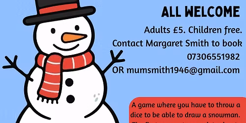 Snowman Drive and Afternoon Tea