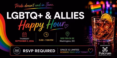 LGBTQ+ & Allies Happy Hour ️‍