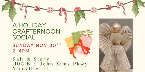 A Holiday Crafternoon Social - Book Angels
