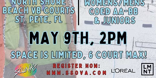 SSOVA's May 9th King of the Court, Beach Volleyball Tournament