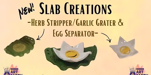 NEW! Slab Creations - Herb Stripper\/Garlic Grater & Egg Separator