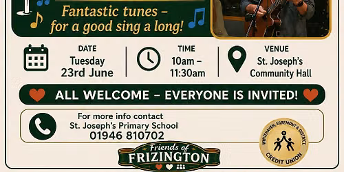 Community Coffee morning - special guest Ged Hagan