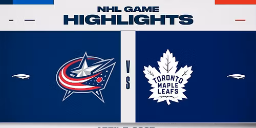 Columbus Blue Jackets vs. Toronto Maple Leafs