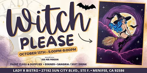 Paint & Sip: Witch Please