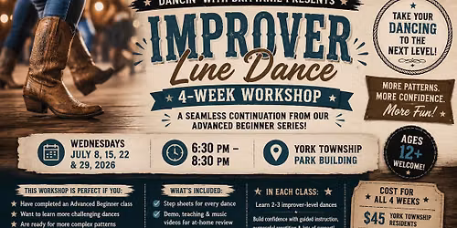 York Township 4-Week Improver Line Dance Series