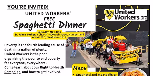 Free Spaghetti Dinner