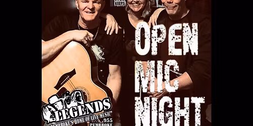 OPEN MIC with 2 Weeks and a Dave