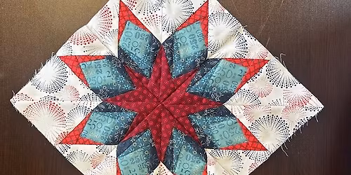 Fireworks Star Foundation Paper Piecing Class