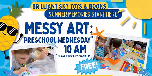 Messy Art - Preschool Wednesdays (3+)