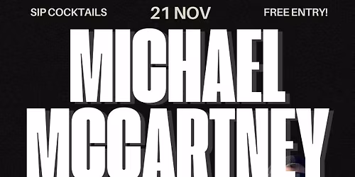 Michael McCartney Live at SIP Cocktails on Main!!!