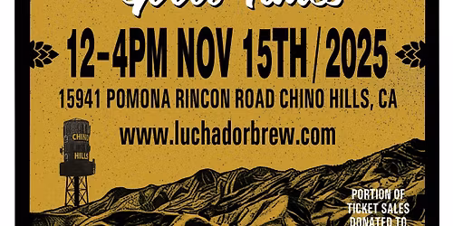 Hops in the Hills Brewfest - Luchador Brewing