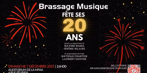 Concerts des 20ans de Brassage Musique