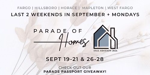Parade of Homes Fall Edition 2026