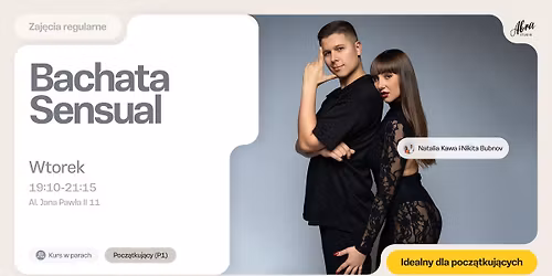 Bachata Sensual z Natali\u0105 & Nikit\u0105 dla pocz\u0105tkuj\u0105cych (P1)