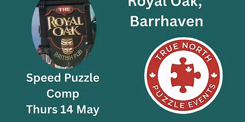 Speed Puzzle Competition, Barrhaven - May 14, 2026