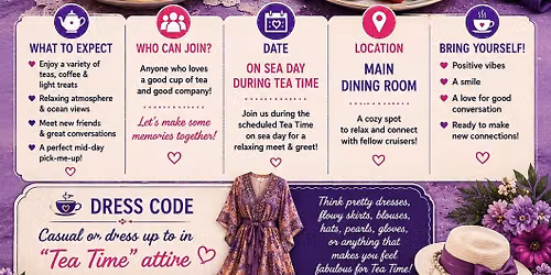 \u2615\ud83c\udf0a TEA AT SEA \ud83c\udf0a\u2615