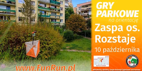 FunRun Gry Parkowe na Orientacj\u0119 Zaspa osiedle Rozstaje