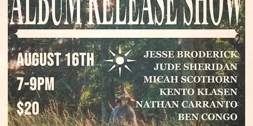 Jesse Broderick 3 Tailed Bandit Album Release Show at The Burlingame Space