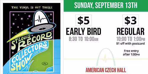 St. Louis Record Collectors' Show - September 13, 2026