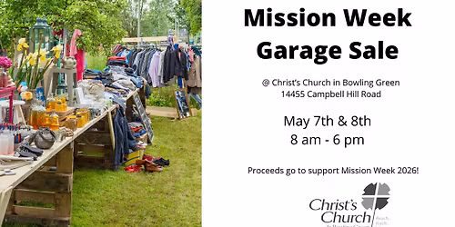 Annual Garage Sale @ Christ's Church