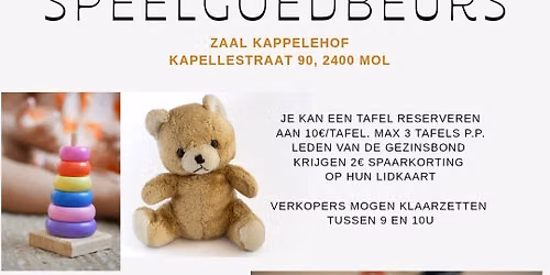 Speelgoedbeurs 14\/11\/2026