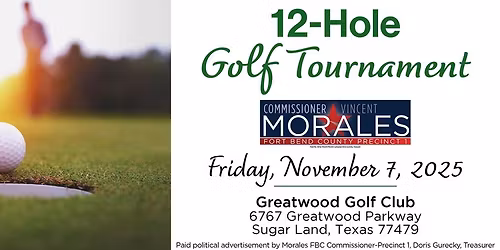 Vincent Morales 12-Hole Golf Tournament