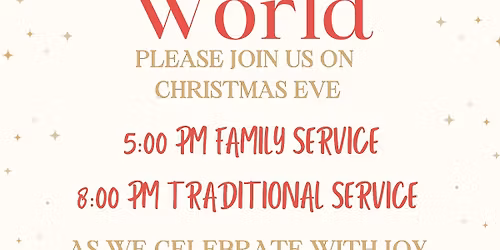 Christmas Eve Traditional Service 