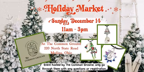 \u22c6\u207a\u208a\u2745\u22c6 Holiday Market \u22c6\u207a\u208a\u2745\u22c6 @The Common Ground Artist: By The Lake Jewelry