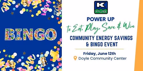 Community Energy Savings & Bingo Event