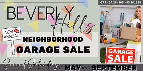 2026 Semi-Annual Neighborhood-Wide Garage Sales
