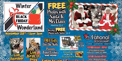 Black Friday Winter Wonderland at National Design Mart