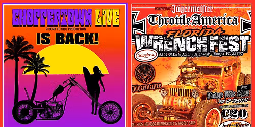 Choppertown Live Ride-In Bike Show at Throttle America's Wrenchfest