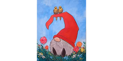 Springtime Gnome - Paint and Sip in Orange County | Classpop!\u2122