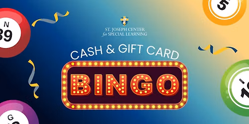 SJC Cash & Gift Card Bingo