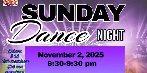GPSDC SUNDAY DANCE- Dance Contest
