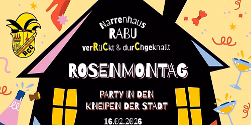 Rosenmontag in den Kneipen der Stadt | Radeburg \u2219 16.02.26