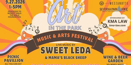 Art in the Park with Sweet Leda and Mama's Black Sheep at Cafe Mezz