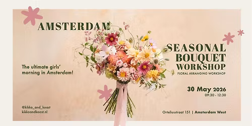 Amsterdam Seasonal Bouquet Workshop