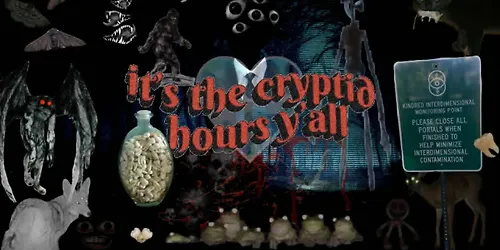 Cryptic Cryptids... Halloween Warm Up Party