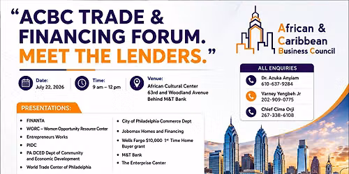 ACBC Trade & Financing Forum: Meet the Lenders