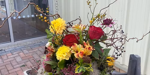 Floral pumpkins and hand painted pumpkin art