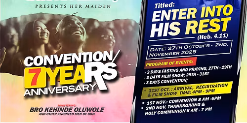 Maiden convention & 7 years Anniversary