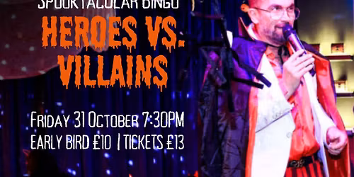 Dabbers Spooktacular Bingo \u2013 Heroes vs. Villains Edition!