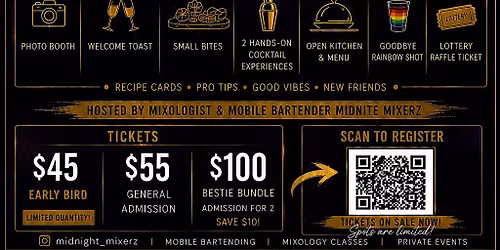 Hands On Mixology Experience by Midnight Mixerz